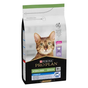 Purina Pro Plan Sterilised Senior 7+ Longevis Dry Cat Food with Turkey