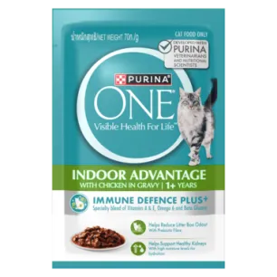 Purina ONE® Adult Indoor with Chicken in Gravy Wet Cat Food