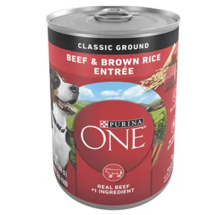 Purina ONE® Classic Ground Beef & Brown Rice Entrée, 0.8 LB (368 g)