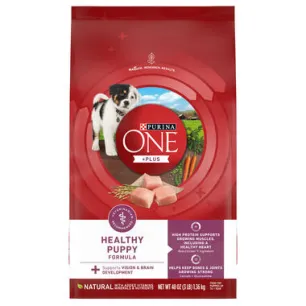 Purina ONE® +Plus Healthy Puppy Formula, 3lb (1.36 kg)