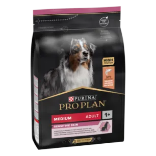 Purina Pro Plan Sensitive Skin Medium Adult, Dry Dog food with Salmon, 14 kg