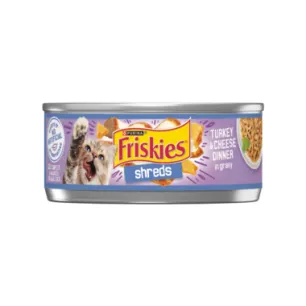 Friskies Shreds Turkey & Cheese Dinner in Gravy Adult Wet Cat Food