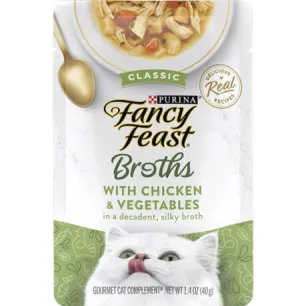 FANCY FEAST® Complement with Chicken & Vegetables in a Silky Broth