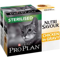 PRO PLAN Sterilised NUTRISAVOUR Chicken in Gravy Wet Cat Food