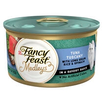 Fancy Feast® Tuna Tuscany Wet Cat Food with Long Grain Rice & Garden Greens in a Savory Sauce