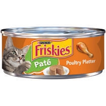 Friskies Paté Poultry Platter Wet Cat Food