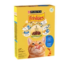 Friskies® with Salmon and with Vegetables Dry Cat Food