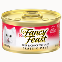 FANCY FEAST Classic Pate Beef & Chicken Feast 