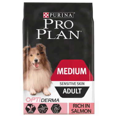 PRO PLAN Medium Sensitive Skin Salmon Dry Dog Food