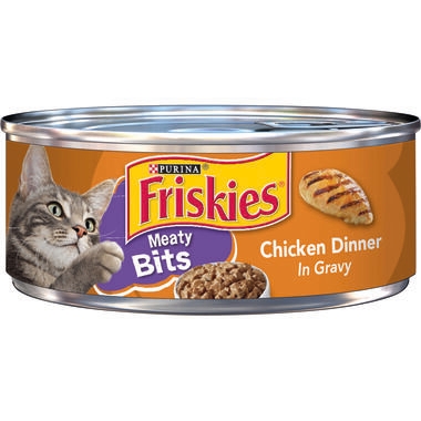 Friskies Meaty Bits With Beef in Gravy Wet Cat Food