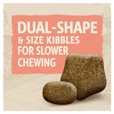 Dual shape & size kibbles