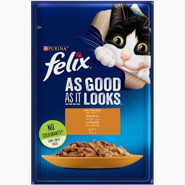 FELIX® As Good As it Looks Chicken in Jelly Wet Cat Food