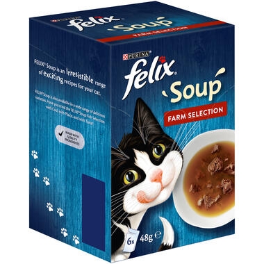 FELIX® Soup Farm Selection Wet Cat Food