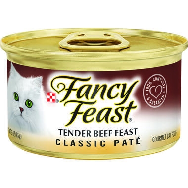 Fancy Feast® Classic Paté Tender Beef Feast Gourmet Wet Cat Food