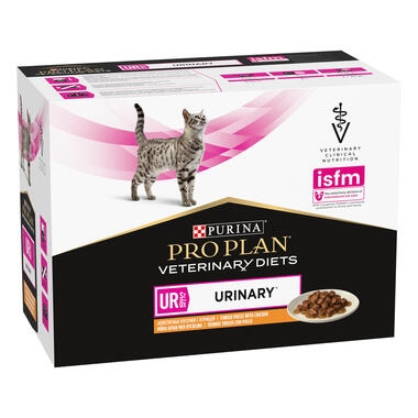 PRO PLAN VETERINARY DIETS UR Urinary Chicken Wet Cat Food Pouch