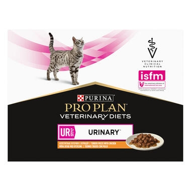 PRO PLAN VETERINARY DIETS UR Urinary Chicken Wet Cat Food Pouch