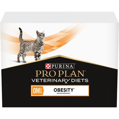 PRO PLAN VETERINARY DIETS OM Obesity Management Chicken Wet Cat Food Pouch