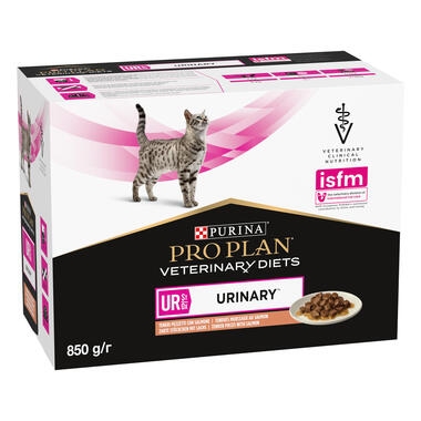 PRO PLAN VETERINARY DIETS UR Urinary Salmon Wet Cat Food Pouch