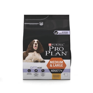 PRO PLAN Medium and Large Adult 7+ Age Defence Chicken Dry Dog Food