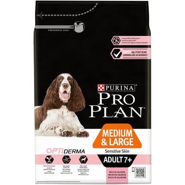 PRO PLAN® Medium and Large Adult 7+ Sensitive Skin Salmon Dry Dog Food