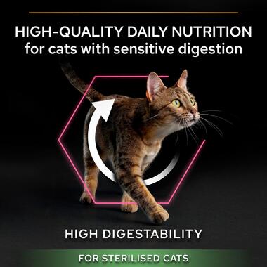 Purina Pro Plan Sterilised Adult Delicate Digestion Dry Cat Food with Chicken