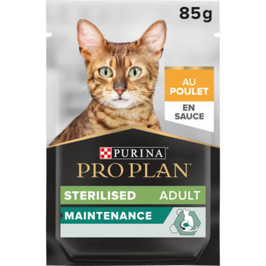 PRO PLAN® Sterilised NUTRISAVOUR Chicken in Gravy Wet Cat Food