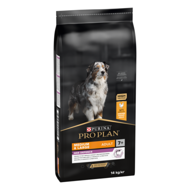 PRO PLAN Medium and Large Adult 7+ Age Defence Chicken Dry Dog Food