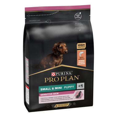 PRO PLAN® Small and Mini Sensitive Skin Salmon Dry Puppy Food