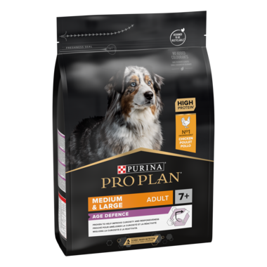 PRO PLAN Medium and Large Adult 7+ Age Defence Chicken Dry Dog Food