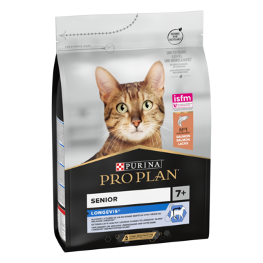 Purina Pro Plan Senior 7+ Longevis Dry Cat Food with Salmon