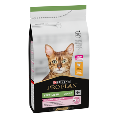 Purina Pro Plan Sterilised Adult Delicate Digestion Dry Cat Food with Chicken