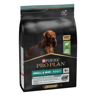 Purina Pro Plan Sensitive Digestion Medium Adult, Dry Dog food with Lamb
