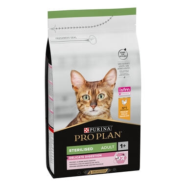 Purina Pro Plan Sterilised Adult Delicate Digestion Dry Cat Food with Chicken