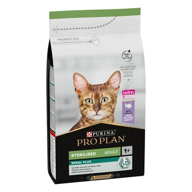 Purina Pro Plan Sterilised Adult Renal Plus Dry Cat Food with Turkey