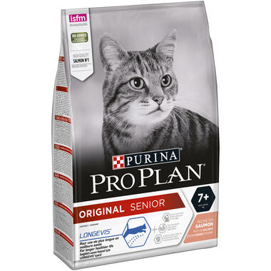 Purina Pro Plan Senior 7+ Longevis Dry Cat Food with Salmon