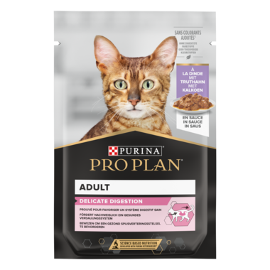 Purina Pro Plan Delicate Digestion Wet Cat Food, Turkey in Gravy