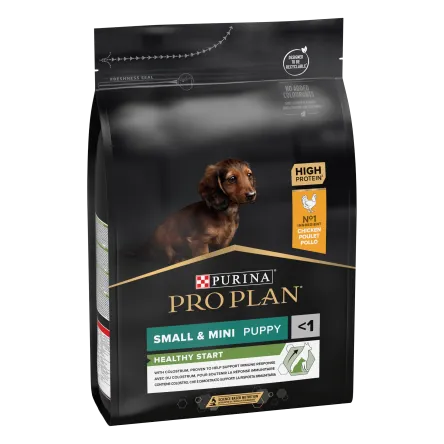 PRO PLAN HEALTHY START SMALL AND MINI PUPPY,3KG CHICKEN thumbnail 2