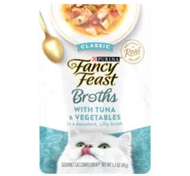 Fancy Feast with Tuna & Vegetables in a Decadent Silky Broth
