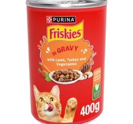 Friskies in Gravy with Lamb, Turkey and Vegetables