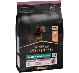 Purina Pro Plan Small and Mini Puppy Sensitive Skin, Dry Dog food with Salmon