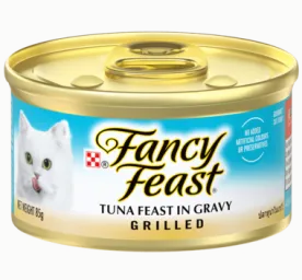 Fancy Feast Grilled Tuna Feast in Gravy Gourmet Cat Food 85g