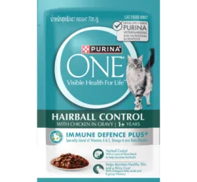 PURINA ONE Adult Hairball with Chicken in Gravy Wet Cat Food