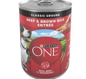 Purina ONE® Classic Ground Beef & Brown Rice Entrée, 0.8 LB (368 g)