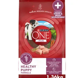 Purina ONE® +Plus Healthy Puppy Formula, 3lb (1.36 kg)