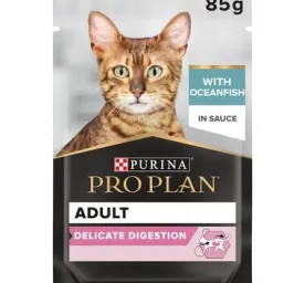 Purina Pro Plan Delicate Wet Cat Food, Oceanfish in Gravy