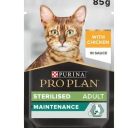 Purina Pro Plan Sterilised Adult Wet Cat Food, Chicken in Gravy