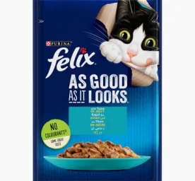FELIX As Good As it Looks Tuna in Jelly Wet Cat Food 85g