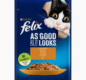 127409 FELIX® As Good As it Looks Chicken in Jelly Wet Cat Food