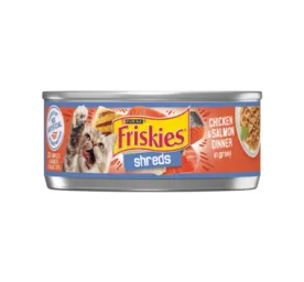 Friskies Shreds Chicken & Salmon Dinner in Gravy Adult Wet Cat Food