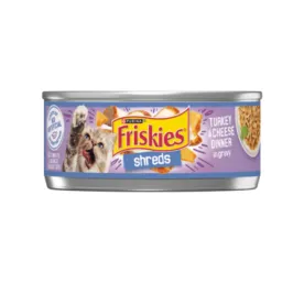 Friskies Shreds Turkey & Cheese Dinner in Gravy Adult Wet Cat Food